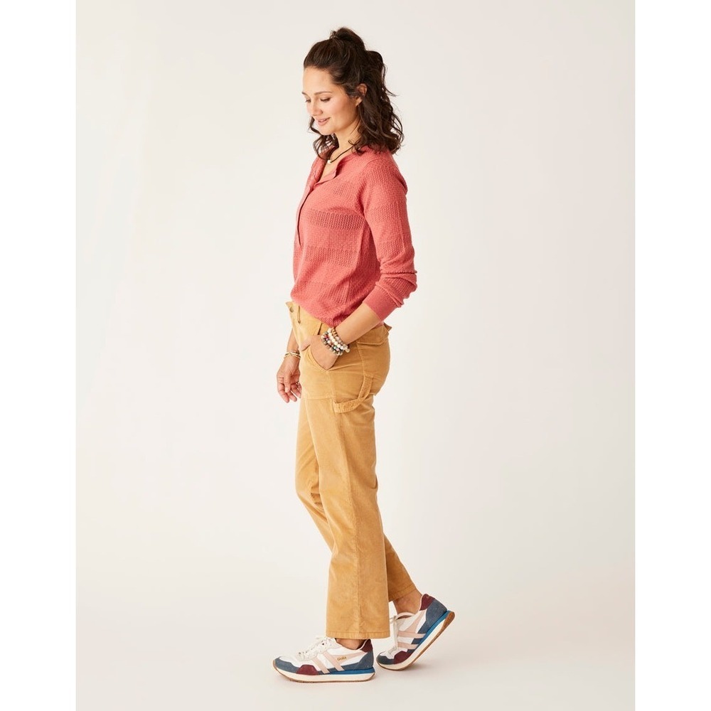 NWT Carve Designs Women's Corey Butter Pants - Size 10 - Camel - Picture 3 of 10